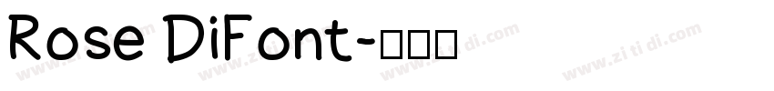Rose DiFont字体转换